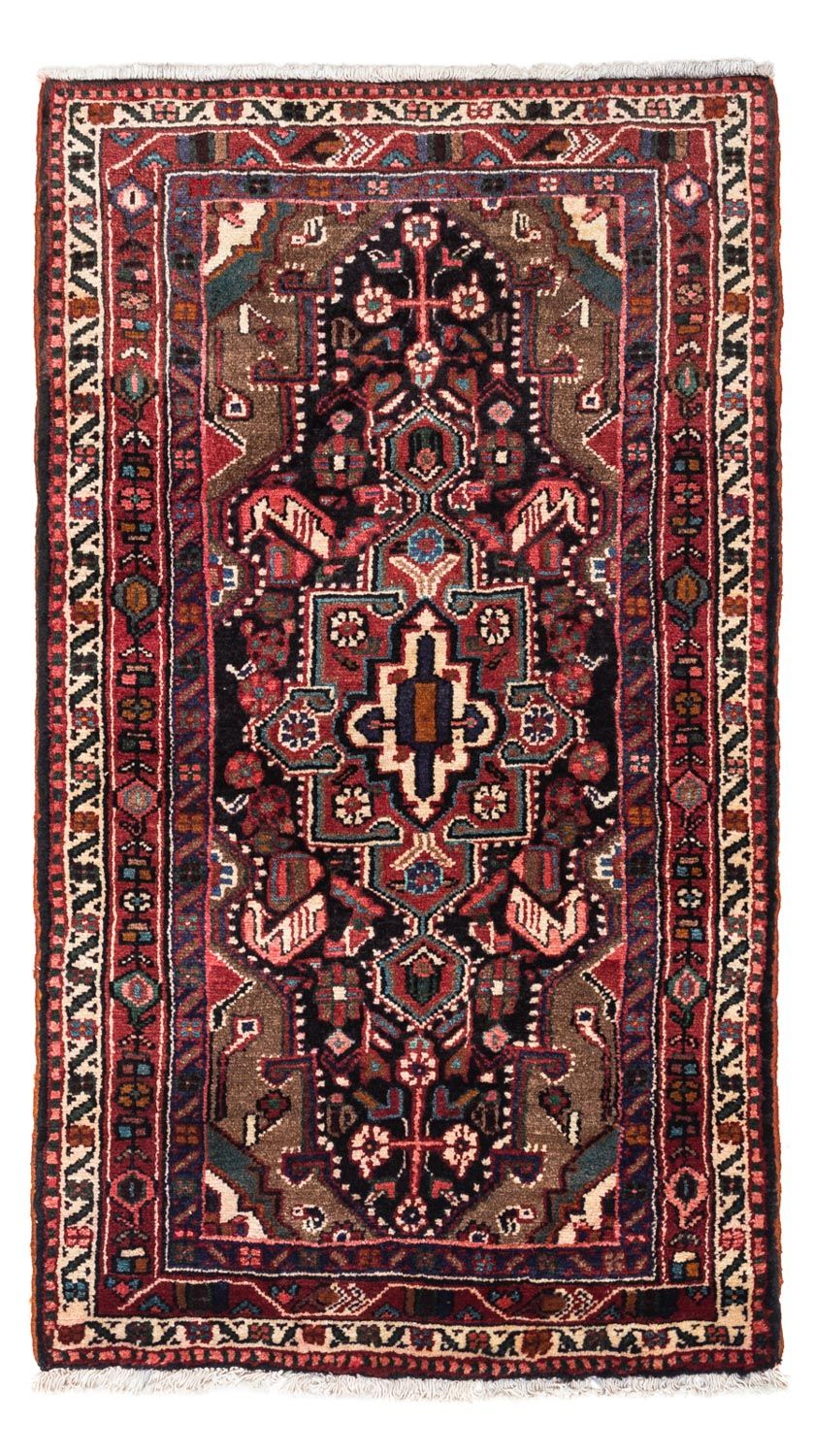 Persisk tæppe - Nomadisk - 135 x 76 cm - mørkeblå
