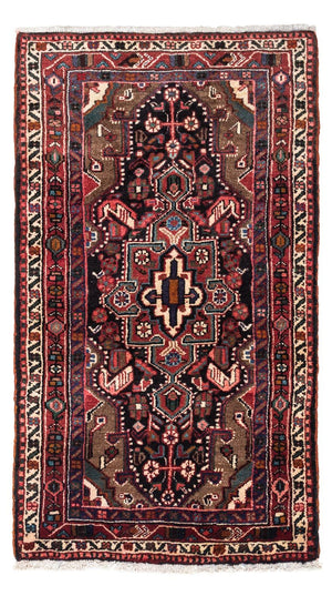 Persisk tæppe - Nomadisk - 135 x 76 cm - mørkeblå