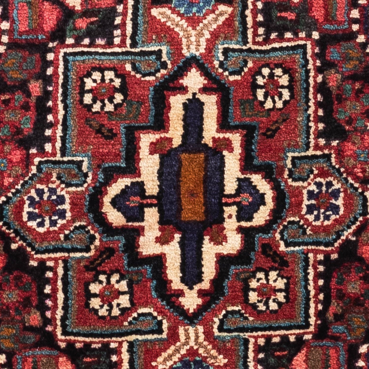 Persisk tæppe - Nomadisk - 135 x 76 cm - mørkeblå