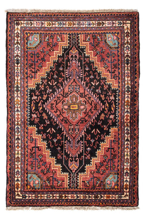 Persisk tæppe - Nomadisk - 138 x 91 cm - lysrød