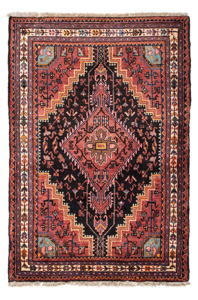 Persisk tæppe - Nomadisk - 138 x 91 cm - lysrød