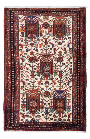 Persisk tæppe - Nomadisk - 137 x 90 cm - beige