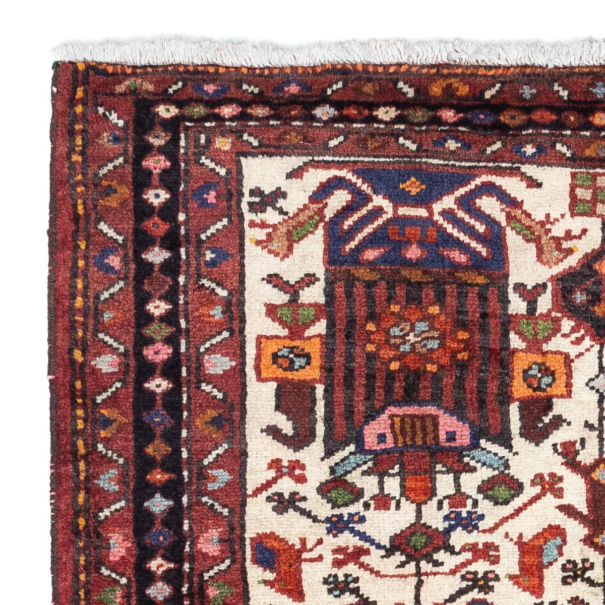 Persisk tæppe - Nomadisk - 137 x 90 cm - beige