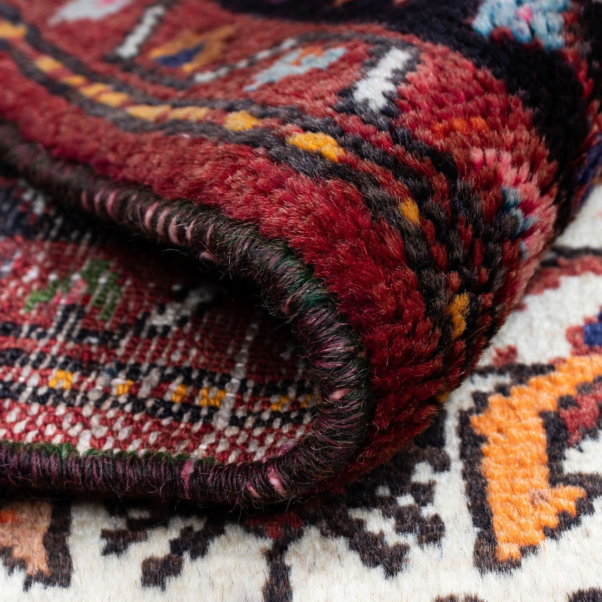 Persisk tæppe - Nomadisk - 137 x 90 cm - beige