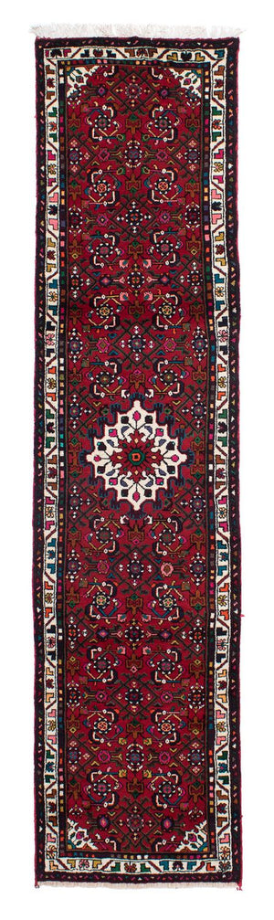 Løber Persisk tæppe - Nomadisk - 298 x 72 cm - mørkerød