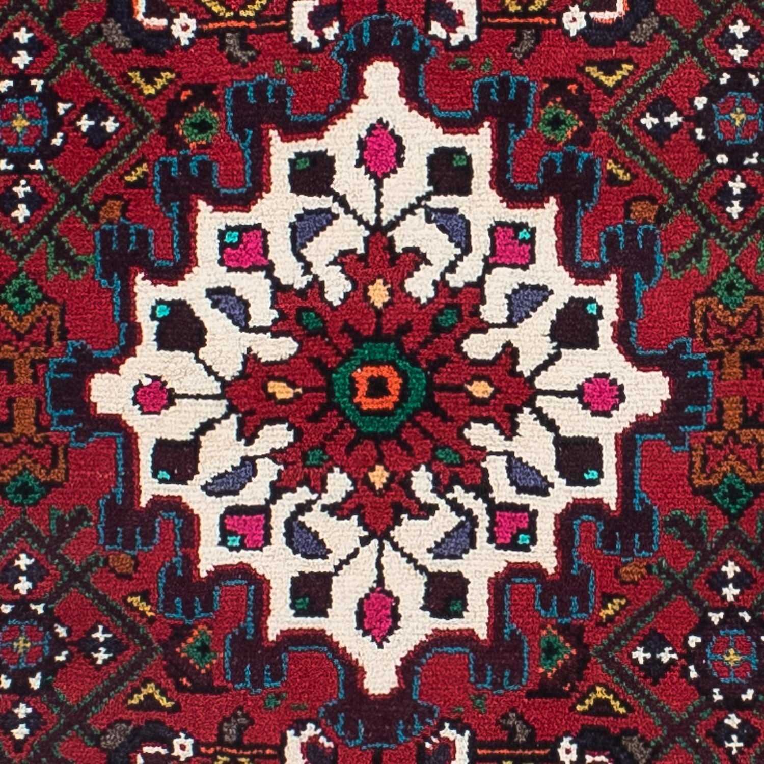 Løber Persisk tæppe - Nomadisk - 298 x 72 cm - mørkerød