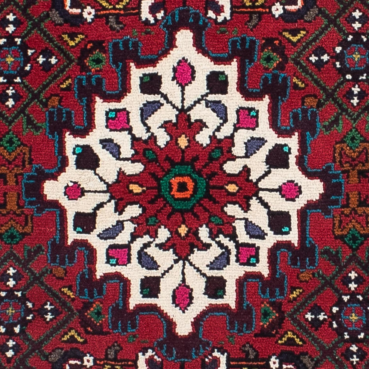 Løber Persisk tæppe - Nomadisk - 298 x 72 cm - mørkerød