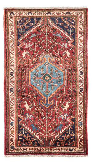 Persisk tæppe - Nomadisk - 141 x 79 cm - rød