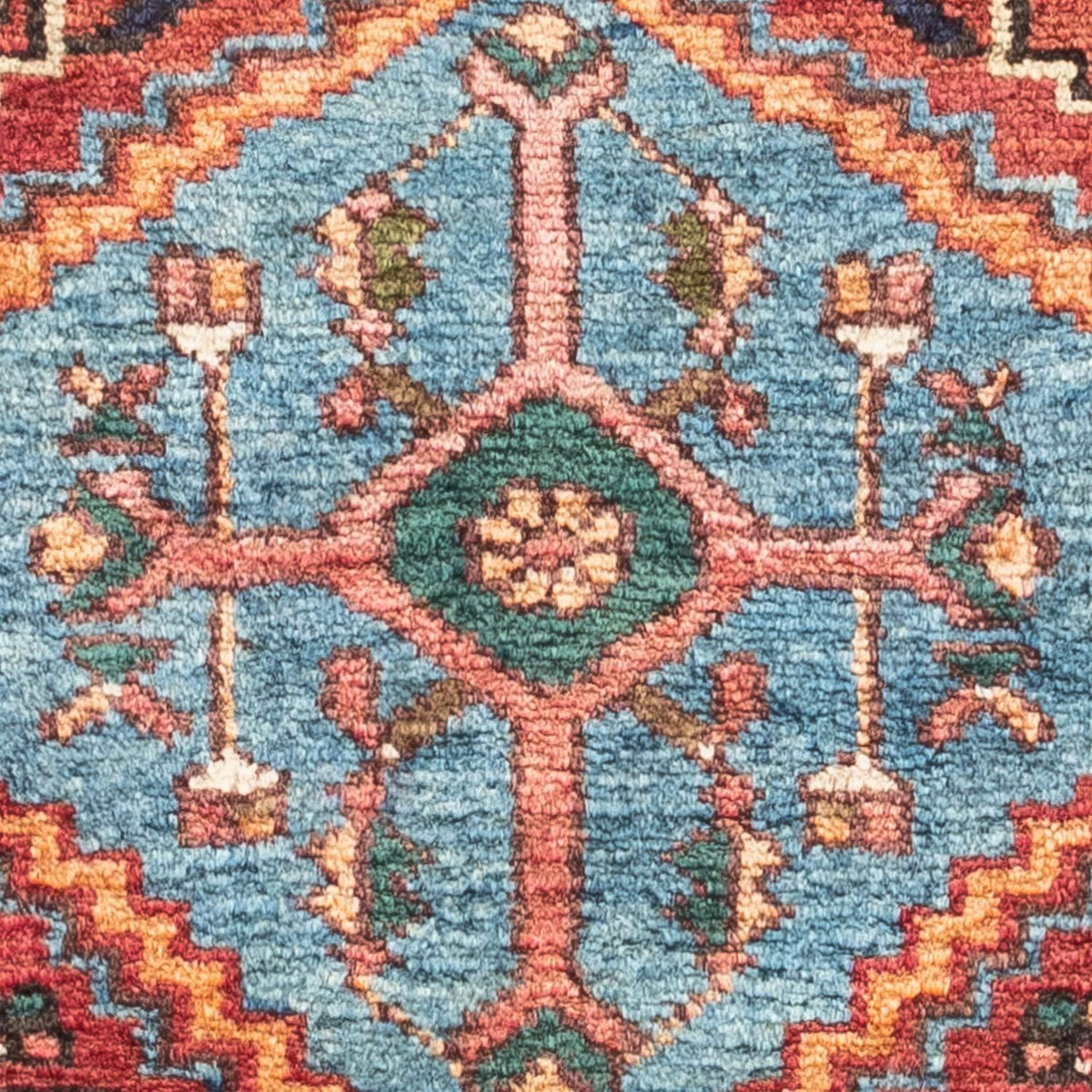 Persisk tæppe - Nomadisk - 141 x 79 cm - rød