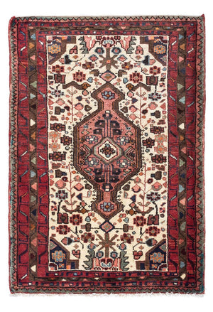 Persisk tæppe - Nomadisk - 118 x 85 cm - beige