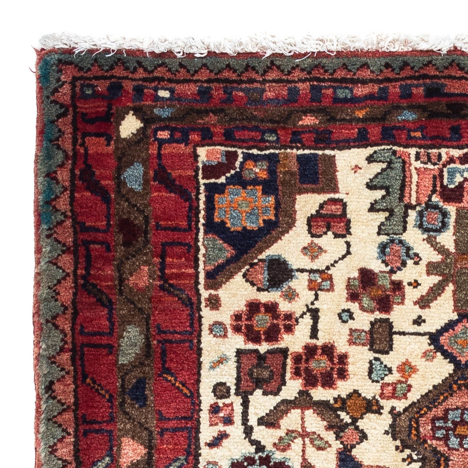 Persisk tæppe - Nomadisk - 118 x 85 cm - beige