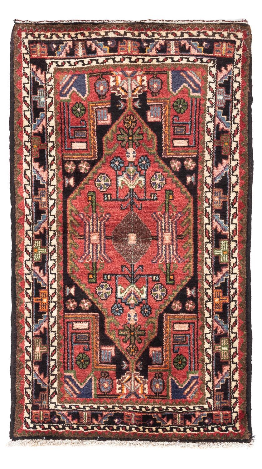 Persisk tæppe - Nomadisk - 127 x 74 cm - rød