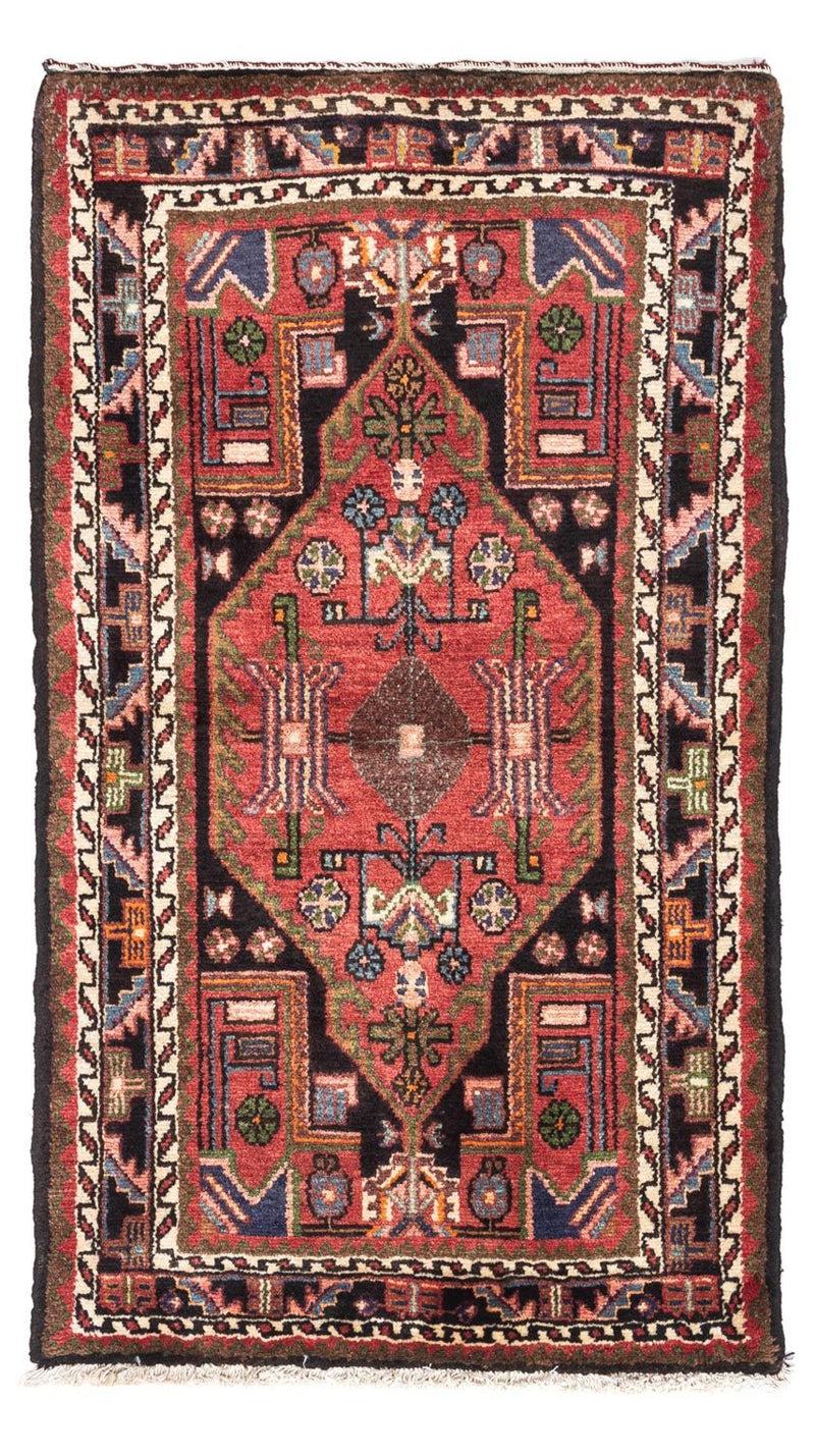 Persisk tæppe - Nomadisk - 127 x 74 cm - rød