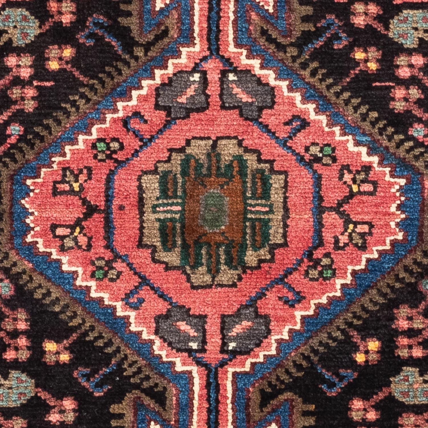 Persisk tæppe - Nomadisk - 125 x 81 cm - lysrød