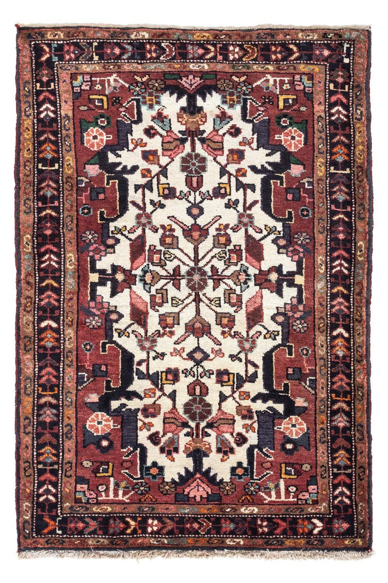 Persisk tæppe - Nomadisk - 127 x 83 cm - beige
