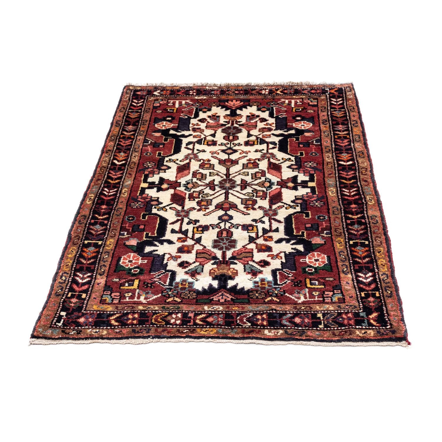 Persisk tæppe - Nomadisk - 127 x 83 cm - beige