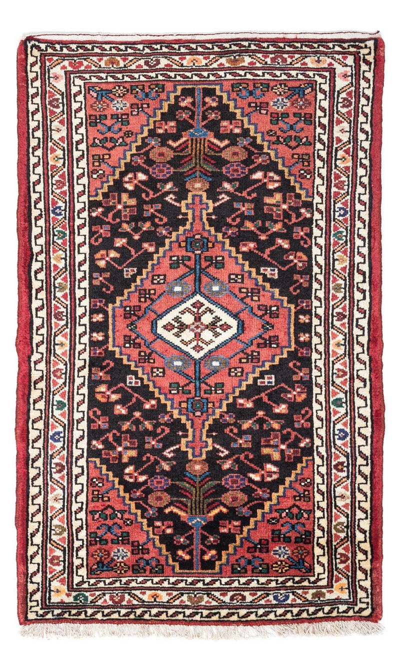 Persisk tæppe - Nomadisk - 130 x 75 cm - lysrød