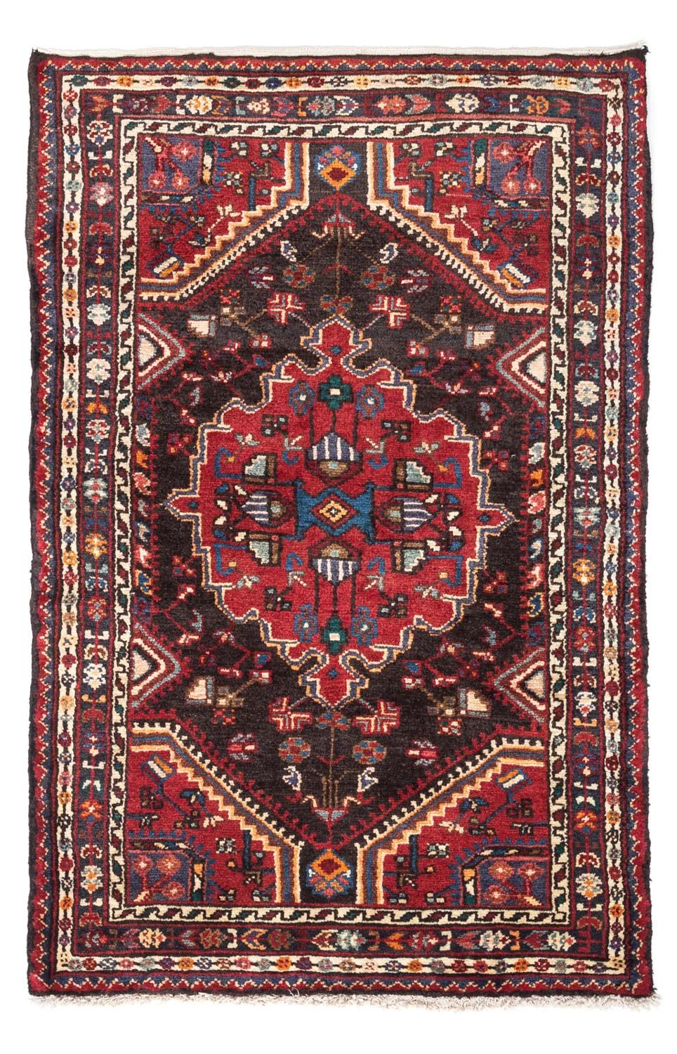 Persisk tæppe - Nomadisk - 121 x 77 cm - rød