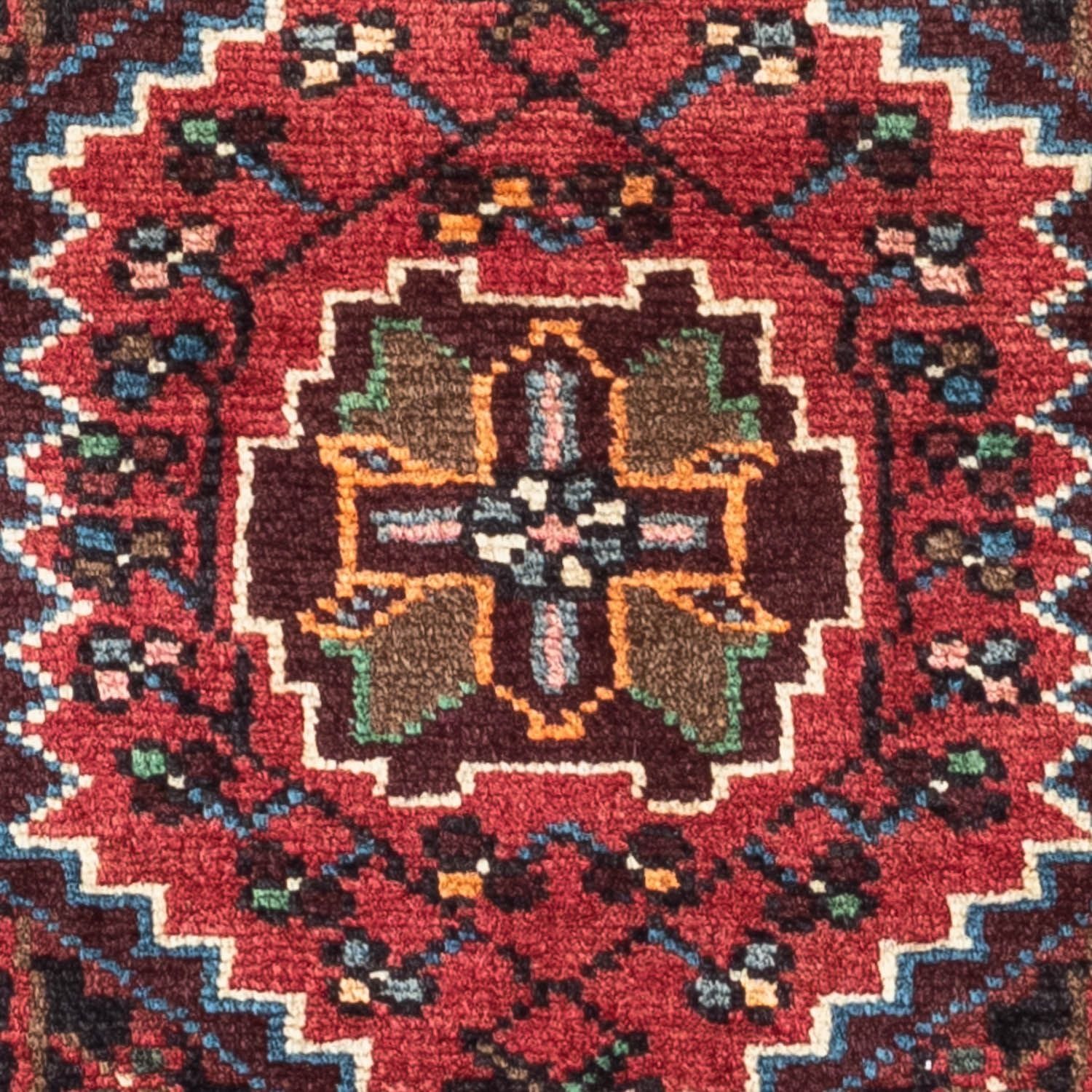 Persisk tæppe - Nomadisk - 127 x 79 cm - lysrød