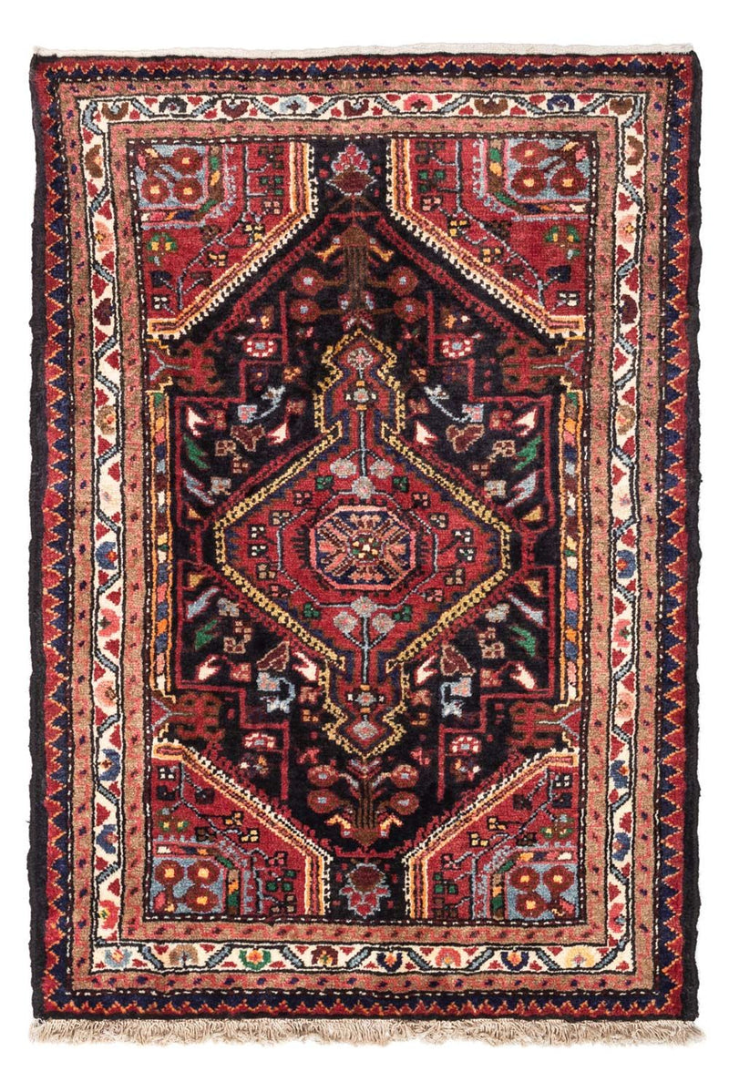 Persisk tæppe - Nomadisk - 127 x 81 cm - mørkeblå