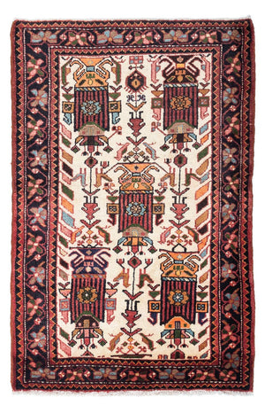 Persisk tæppe - Nomadisk - 142 x 91 cm - beige