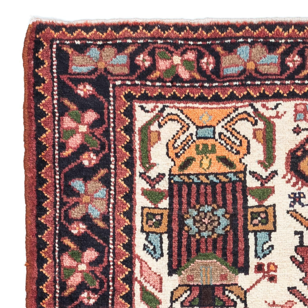 Persisk tæppe - Nomadisk - 142 x 91 cm - beige