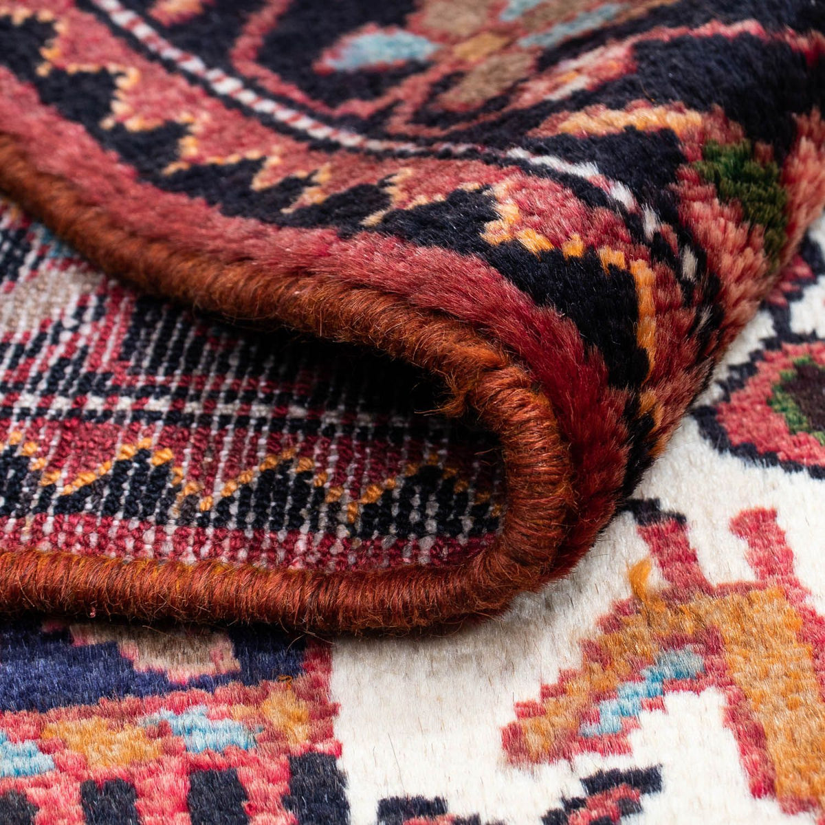 Persisk tæppe - Nomadisk - 142 x 91 cm - beige