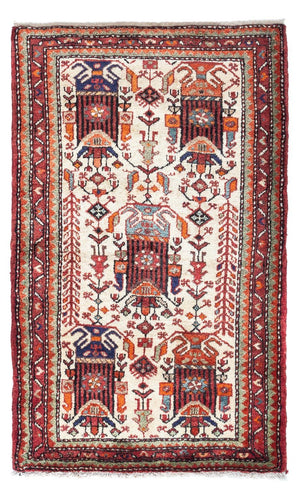 Persisk tæppe - Nomadisk - 133 x 85 cm - beige