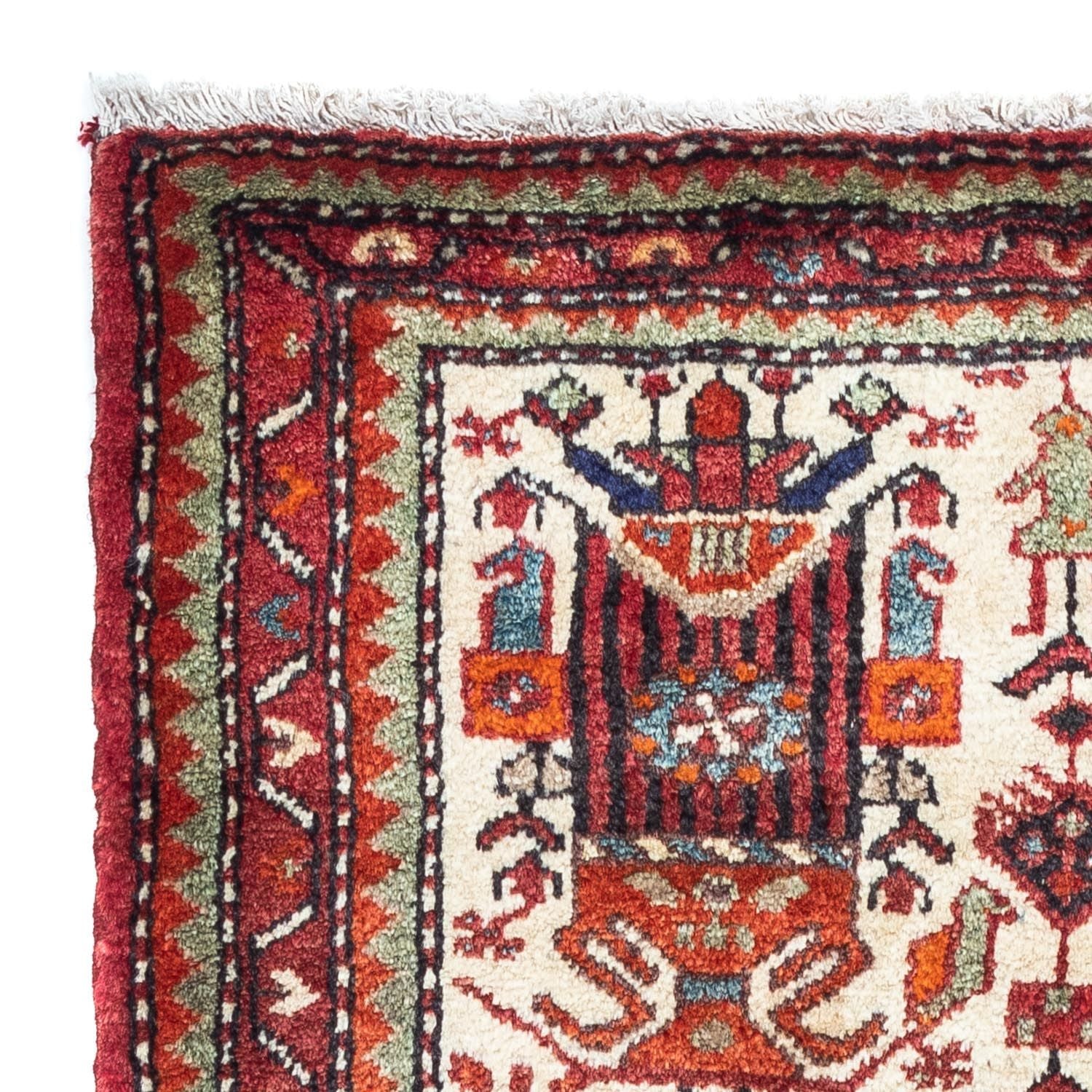 Persisk tæppe - Nomadisk - 133 x 85 cm - beige