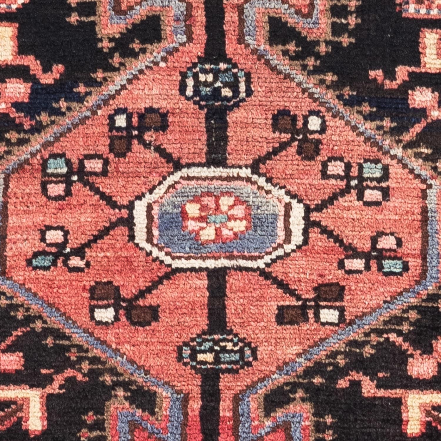 Persisk tæppe - Nomadisk - 127 x 87 cm - lysrød