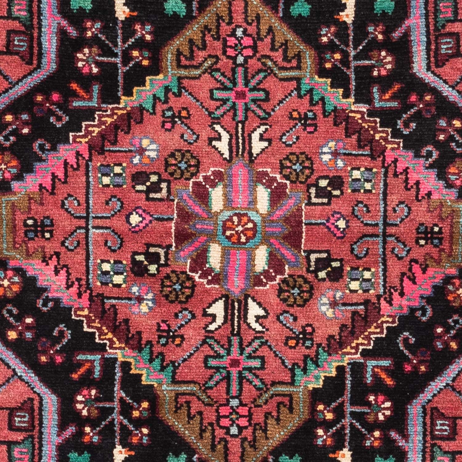 Persisk tæppe - Nomadisk - 116 x 81 cm - lysrød