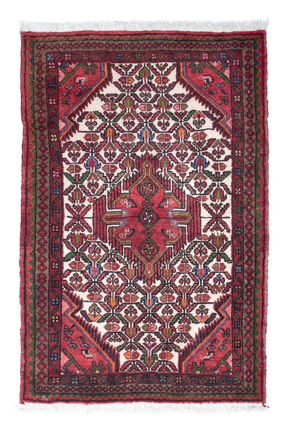 Persisk tæppe - Nomadisk - 127 x 85 cm - beige