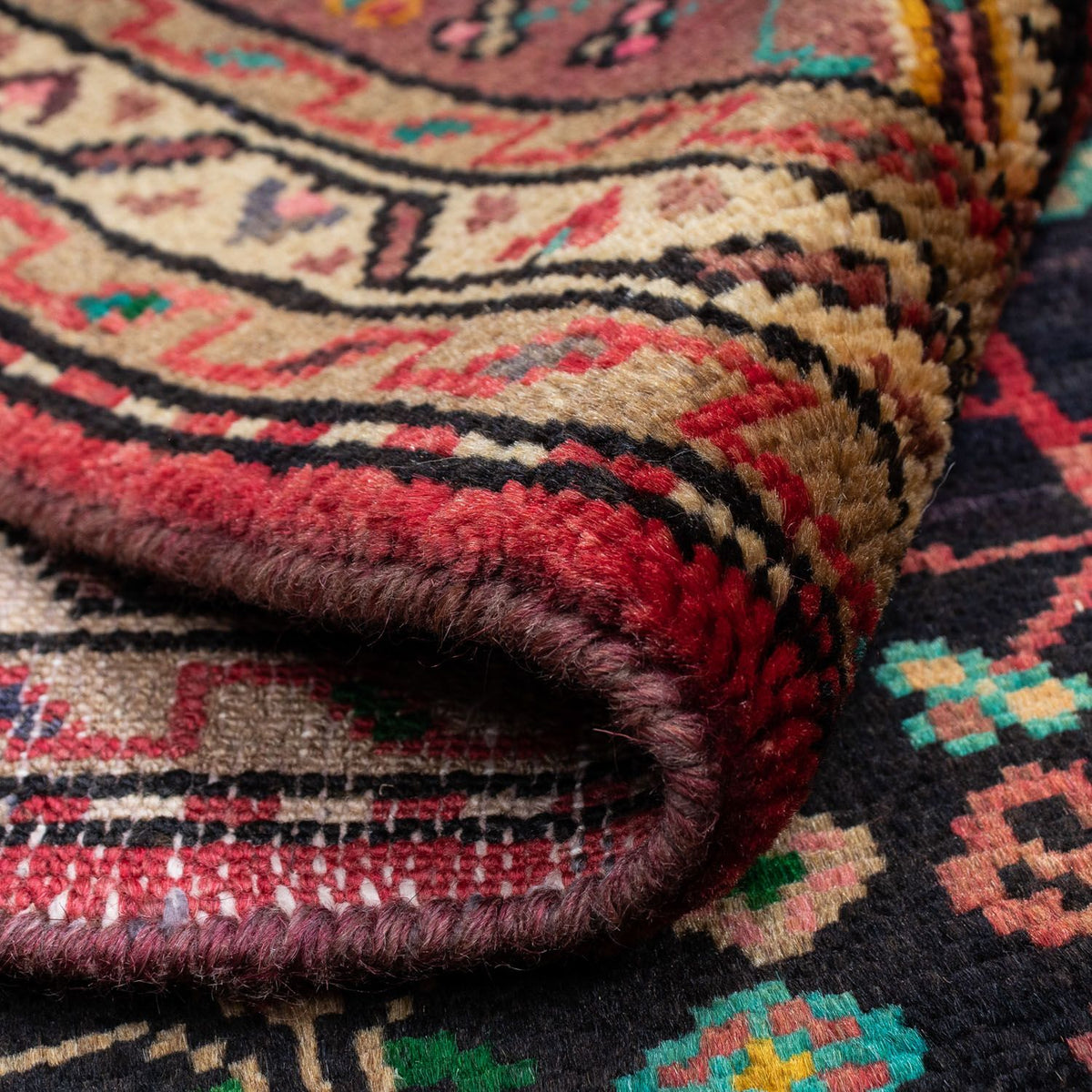 Persisk tæppe - Nomadisk - 147 x 90 cm - rød