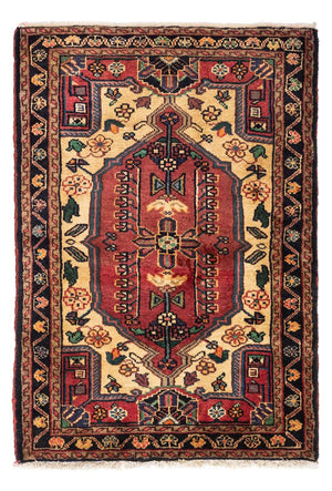 Persisk tæppe - Nomadisk - 123 x 83 cm - rød