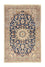 Persisk tæppe - Nain - Premium - 143 x 92 cm - mørkeblå