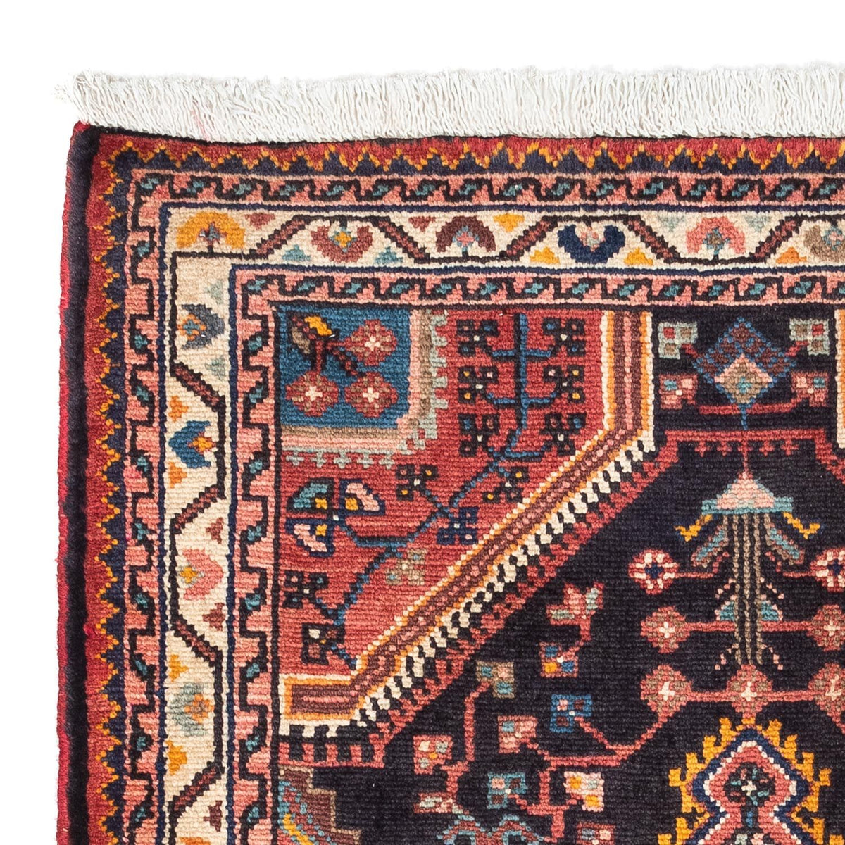 Persisk tæppe - Nomadisk - 128 x 80 cm - lysrød