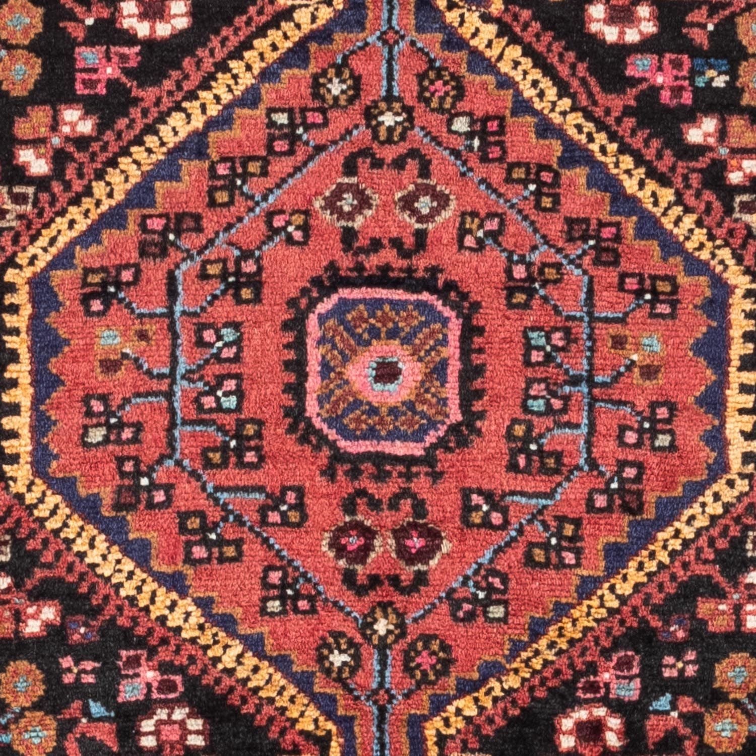 Persisk tæppe - Nomadisk - 118 x 75 cm - rød