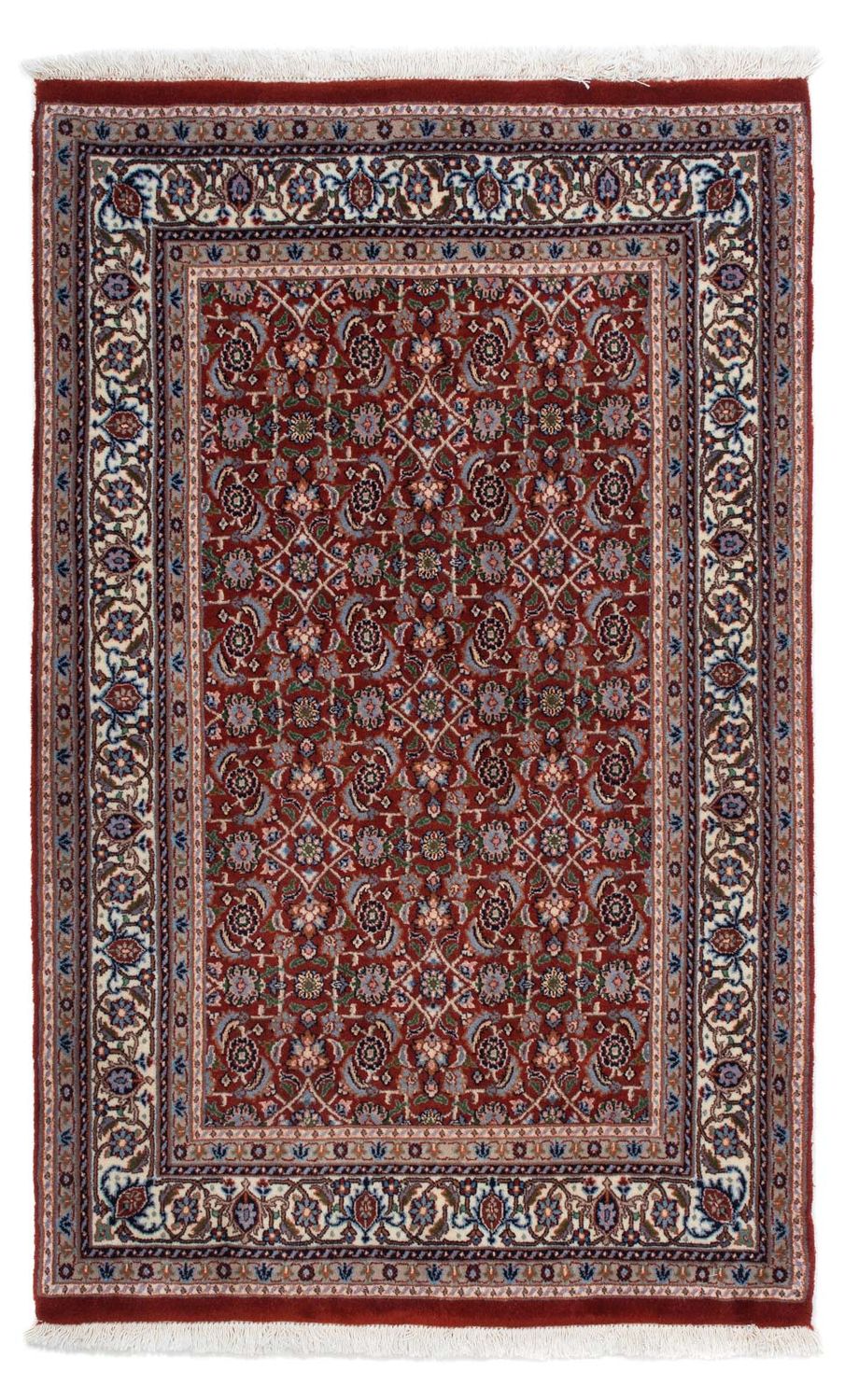 Persisk tæppe - Classic - 140 x 95 cm - mørkerød