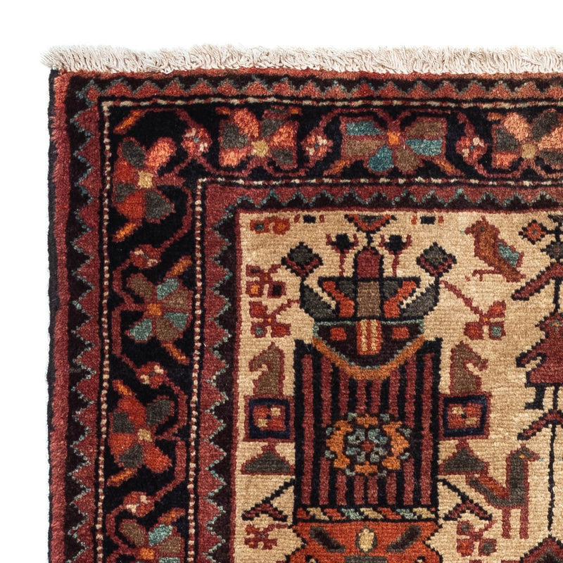 Persisk tæppe - Nomadisk - 133 x 95 cm - beige