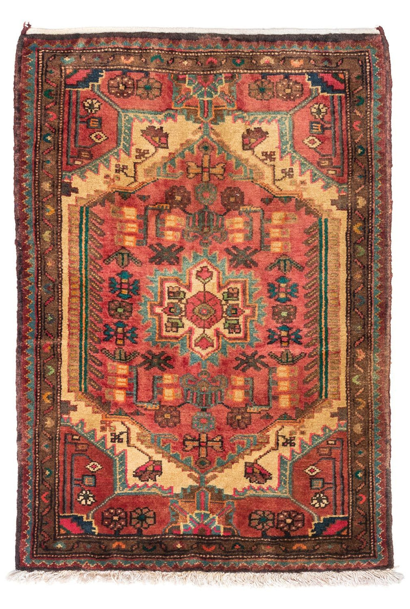Persisk tæppe - Nomadisk - 110 x 75 cm - rød