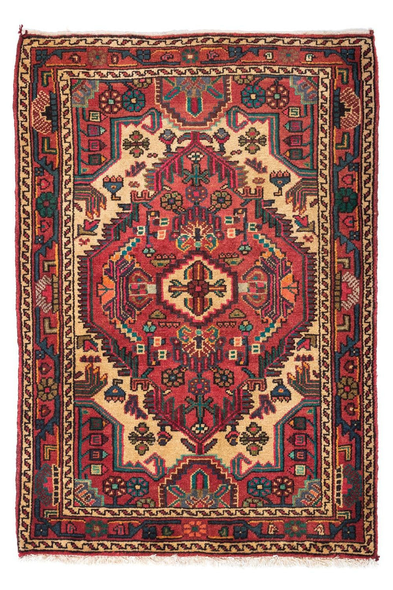 Persisk tæppe - Nomadisk - 125 x 88 cm - rød