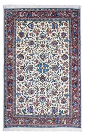 Persisk tæppe - Ghom - 215 x 137 cm - beige