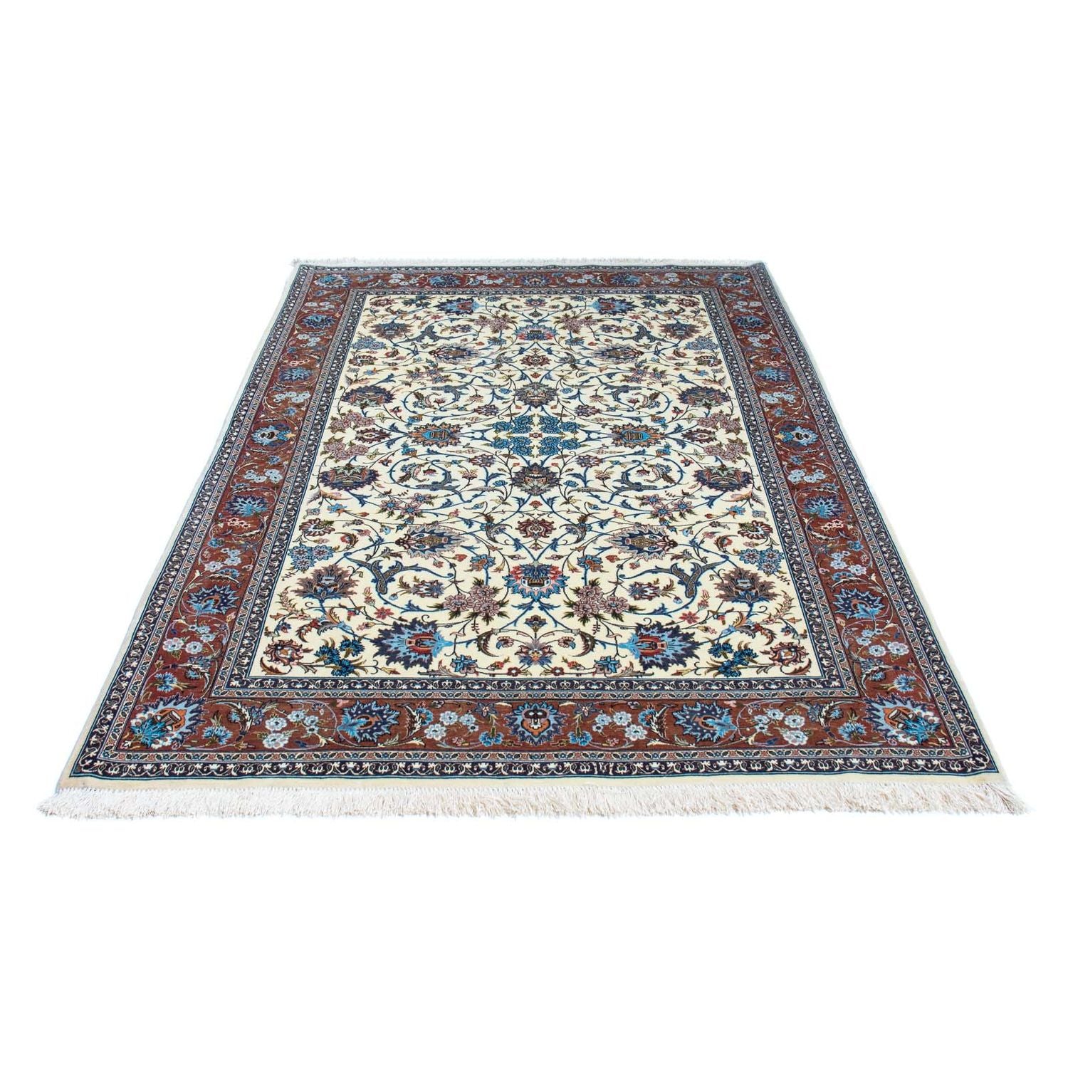 Persisk tæppe - Ghom - 215 x 137 cm - beige