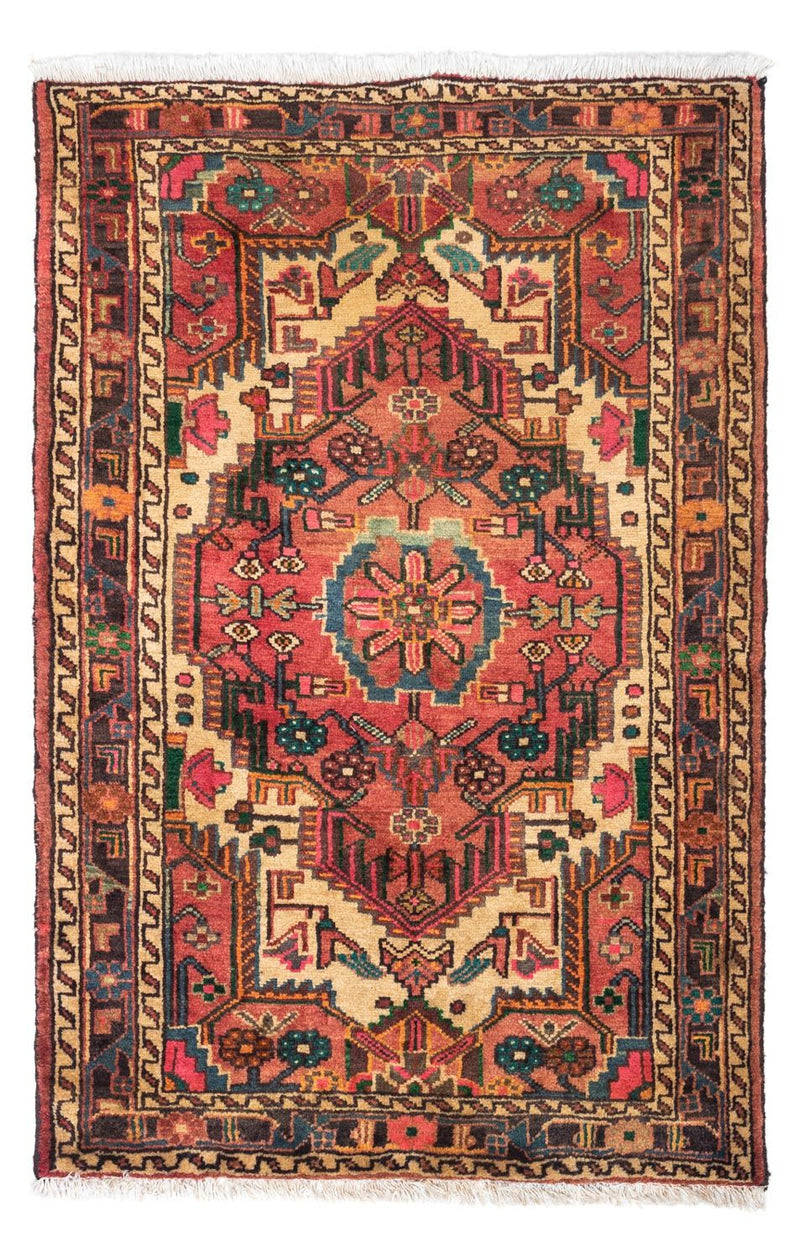 Persisk tæppe - Classic - 125 x 84 cm - lysrød