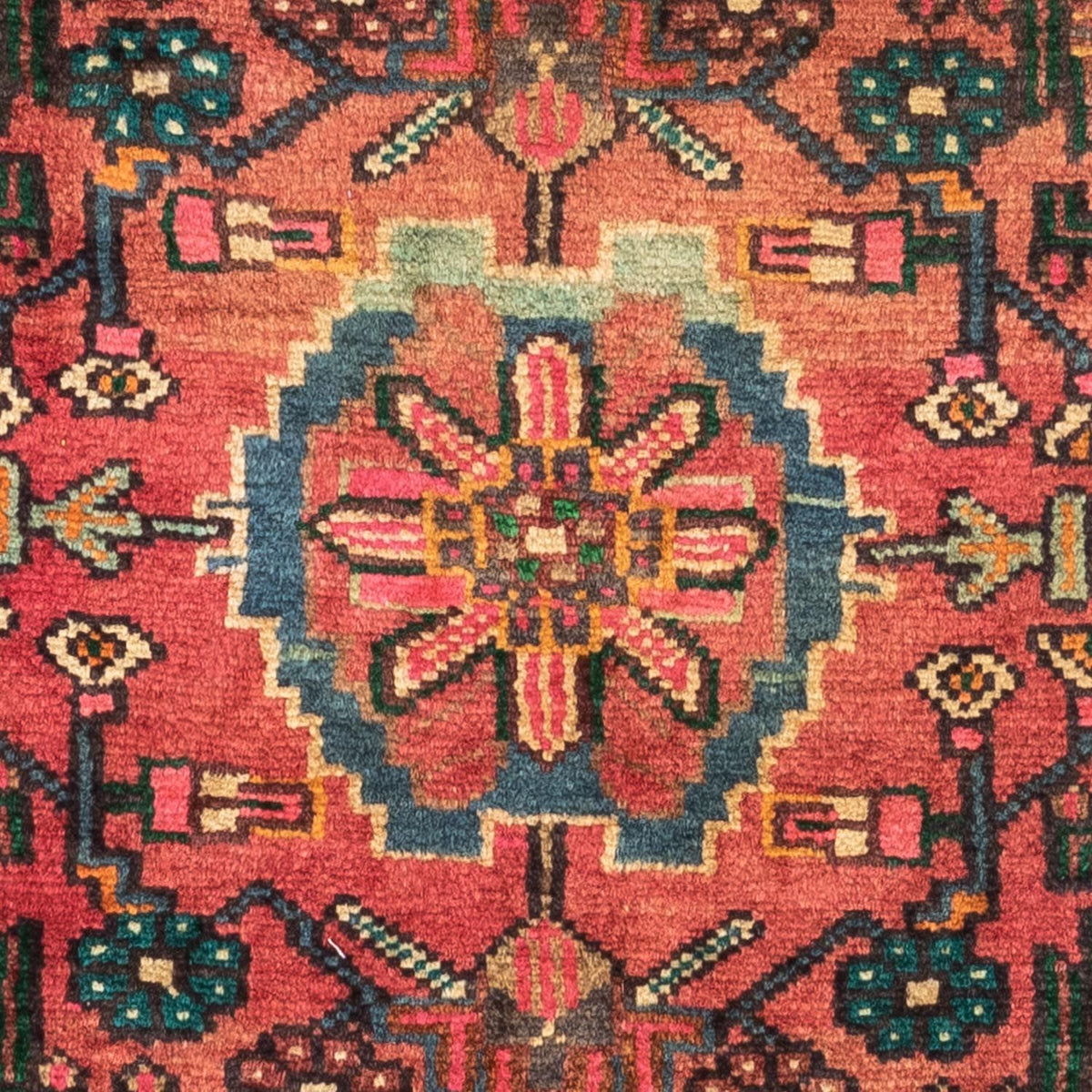 Persisk tæppe - Classic - 125 x 84 cm - lysrød