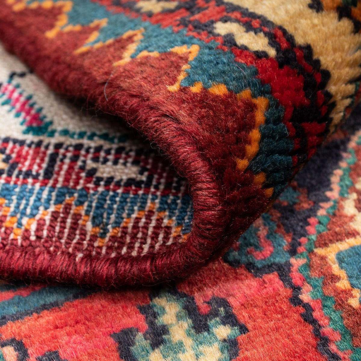 Persisk tæppe - Nomadisk - 118 x 79 cm - rød