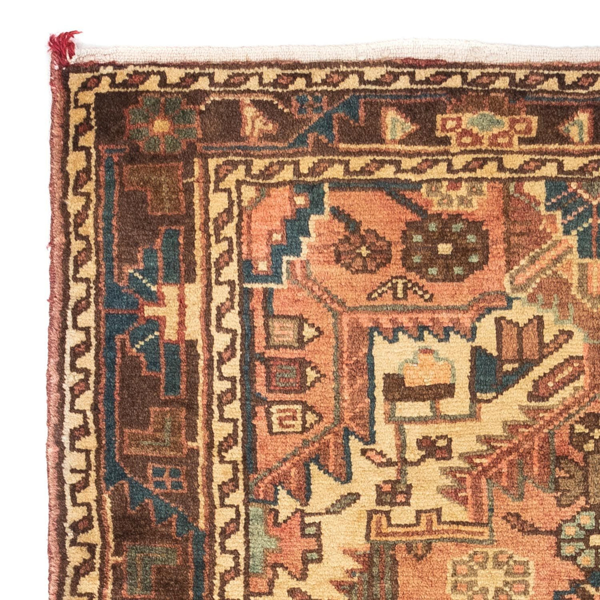 Persisk tæppe - Nomadisk - 125 x 85 cm - lysrød