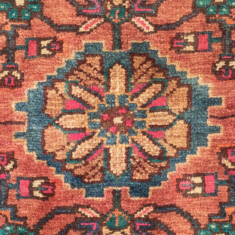 Persisk tæppe - Nomadisk - 123 x 87 cm - lysrød