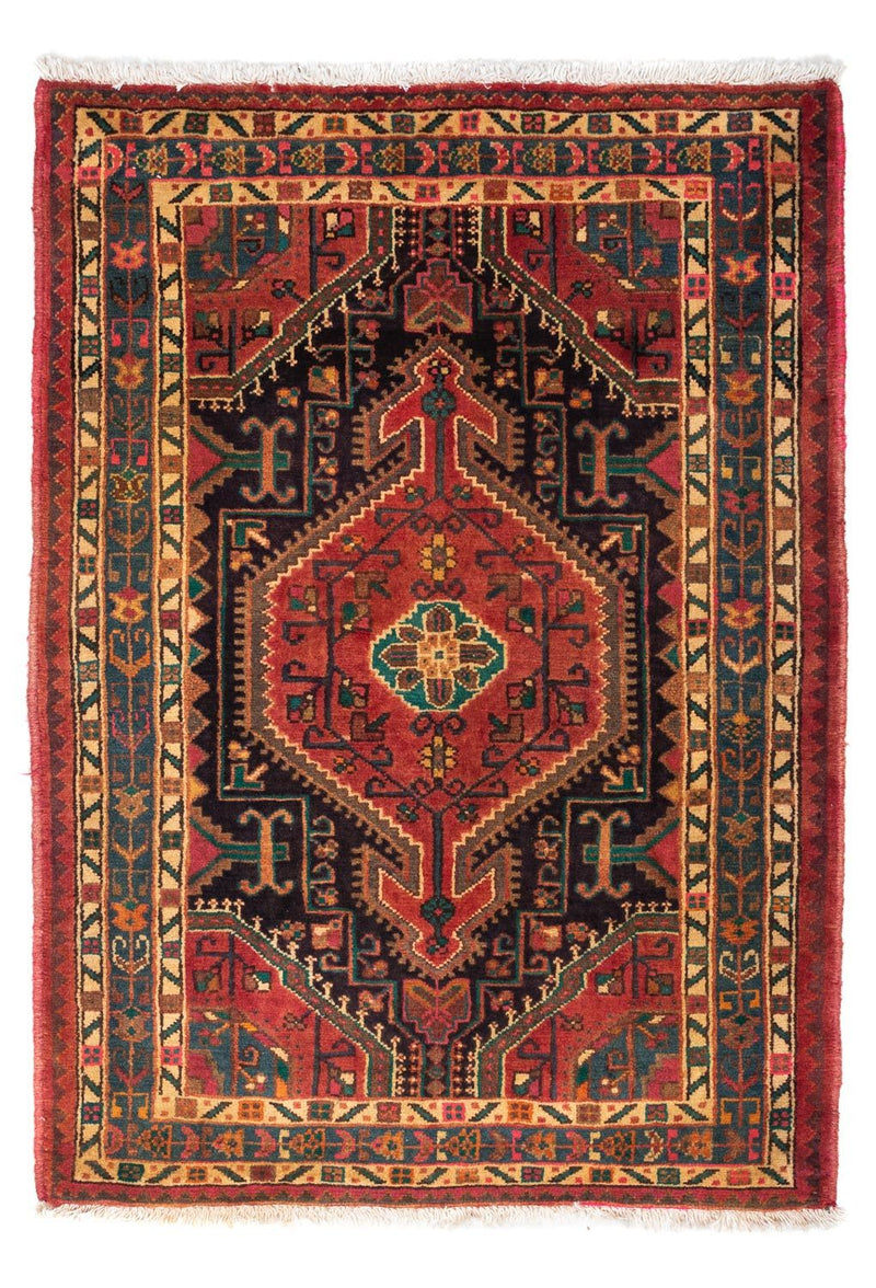 Persisk tæppe - Nomadisk - 130 x 95 cm - rød