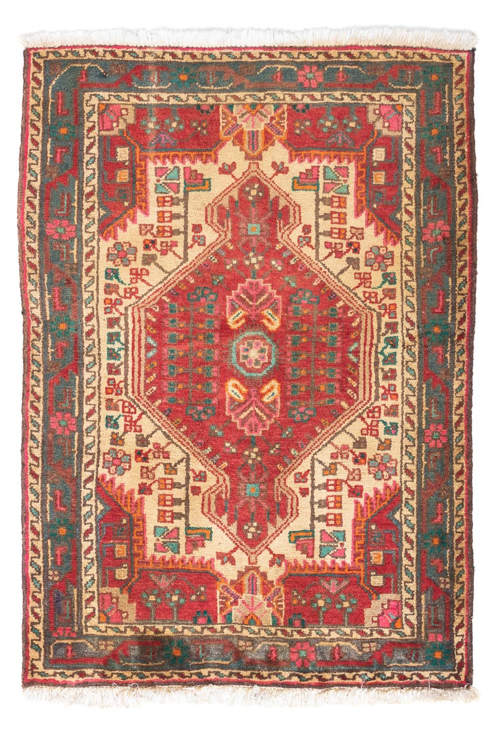 Persisk tæppe - Nomadisk - 119 x 82 cm - rød